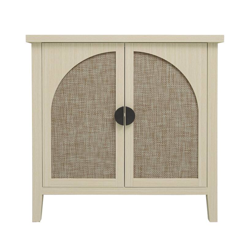 Rattan 2 Door Cabinet