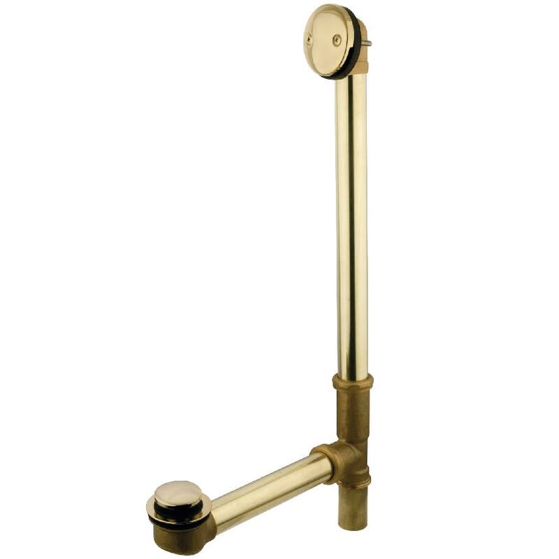 Kingston Brass Made To Match Tub Drain Kit - with Overflow - Polished Brass