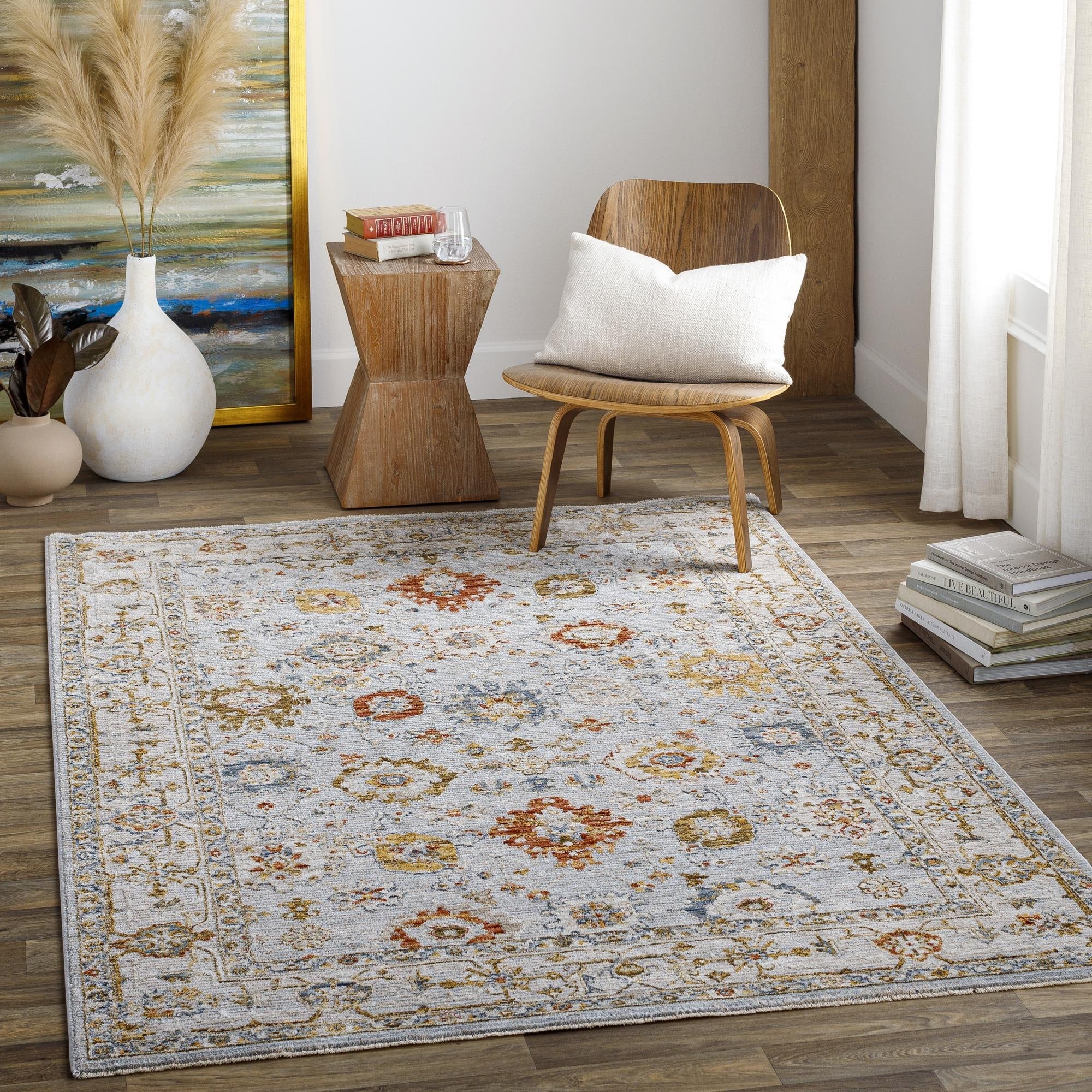 Livabliss Traditional Reina Medallion Area Rug