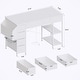 preview thumbnail 6 of 7, Computer Desk With Power Outlet Office desk