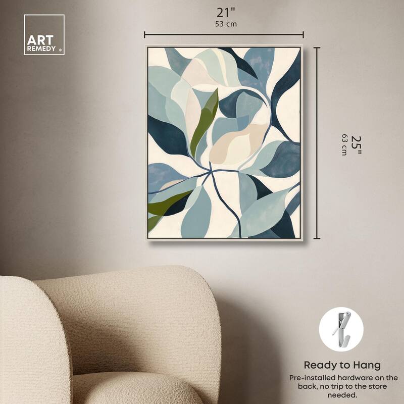 Woven Botanicals II Canvas by Art Remedy