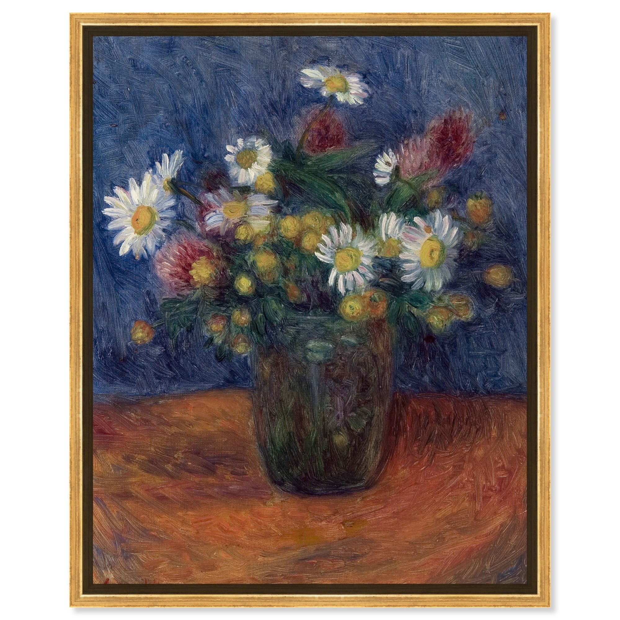 Flowers Canvas Vintage Farmhouse Wall Art by Art Remedy