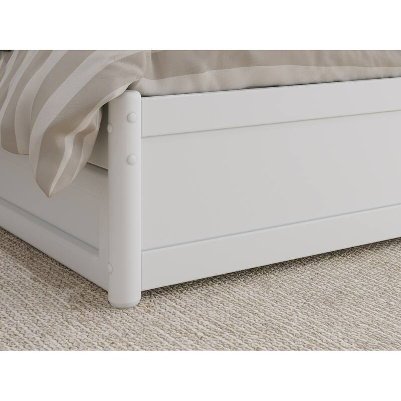 Barcelona Panel Platform Bed with Storage Drawers
