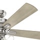 preview thumbnail 12 of 21, Hunter 52" Crestfield Ceiling Fan with LED Light Kit and Handheld Remote - Casual, Farmhouse, Transitional, Rustic