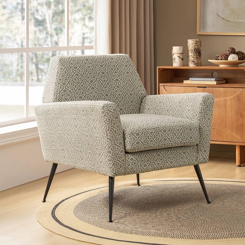 Silas Modern Armchair with Metal Legs by HULALA HOME - HARBOR