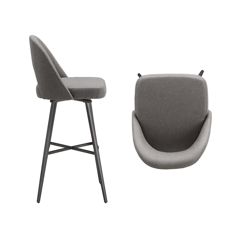 Vaduz Metal Swivel Stools (Set of 2)