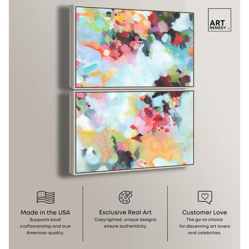 Play of Light Canvas Set of 2 by Art Remedy