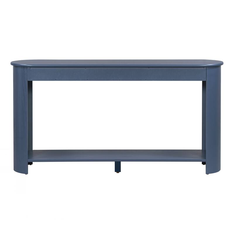 Console Table with 3 Drawers,Farmhouse Entryway Table with Shelf