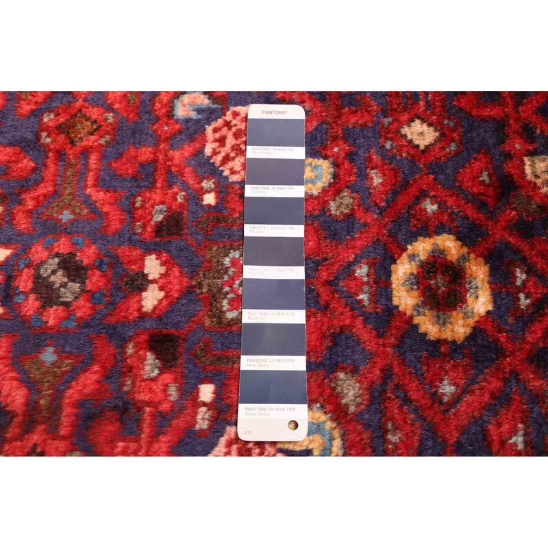 ECARPETGALLERY Hand-knotted Andelz Dark Navy Wool Rug - 3'3 x 10'5