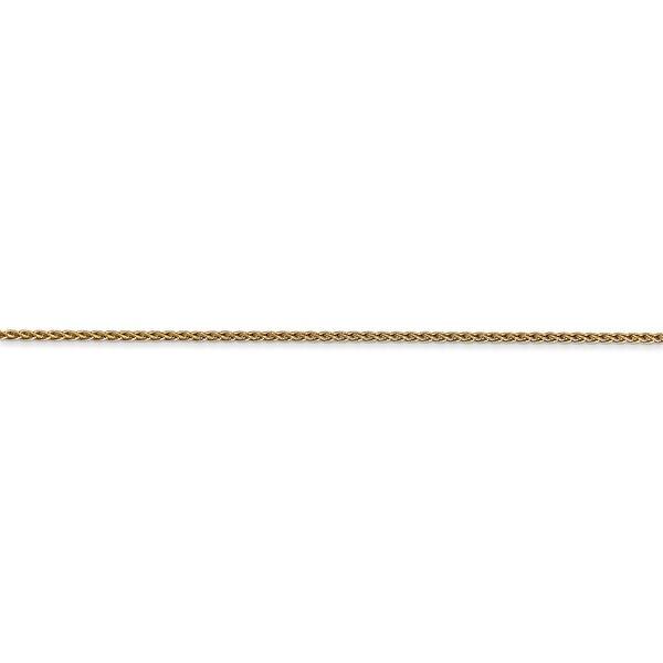 14K Yellow Gold 1.2mm Parisian Wheat Chain 14 Inch 14K Yellow Gold 1.2mm Parisian Wheat Chain 14 Inch