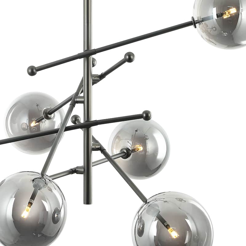 Apollo, Sputnik 6 Light Chandelier - 40 x 40 x 52