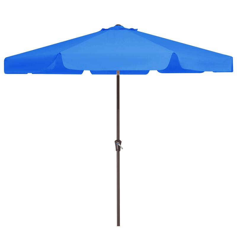 10ft Patio Market Umbrella with UV-Resistant and Sagging Edge Designed