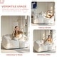 preview thumbnail 19 of 22, Loveseat Floral Shaped Bean Bag Sofa