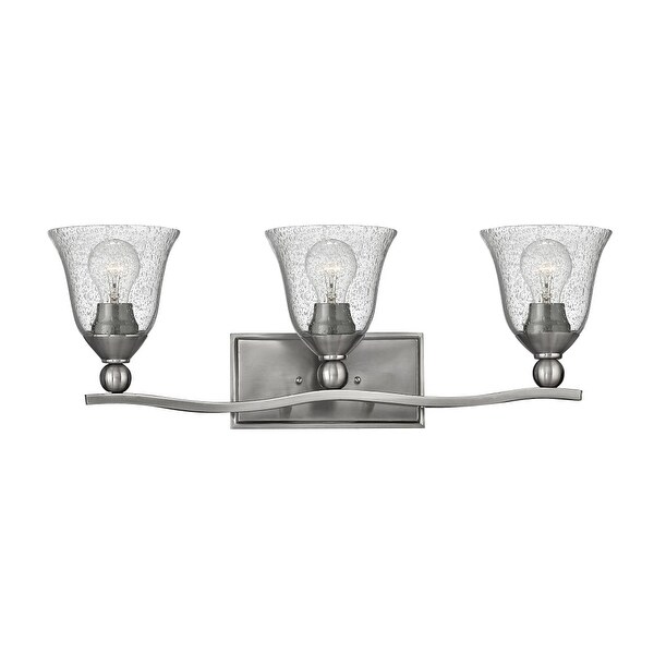 Hinkley Lighting 5893-CL 3 Light Bathroom Fixture from the Bolla Collection