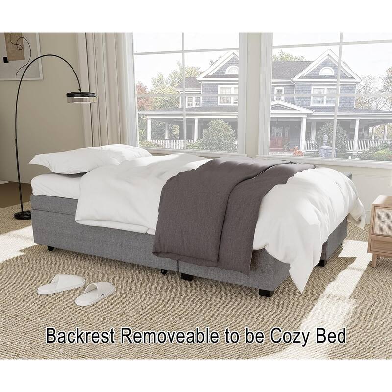 Reversible Sectional Sofa Couch,Sleeper Sofa Bed with Storage Chaise Pull Out Couch Bed for Living Room,Hidden Stroge