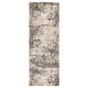 preview thumbnail 123 of 173, Gertmenian Crystal Print Soft Flat Pile Polyester Slip Resistant Washable Indoor Printed Area Rug Collection 2' 2" x 6' - Kaori Beige - Runner