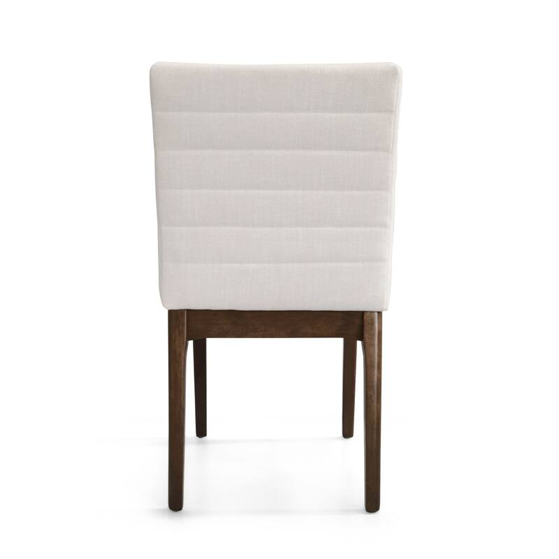 Lancer Channel Stitch Upholstered Dining Chairs (Set of 6) by Christopher Knight Home