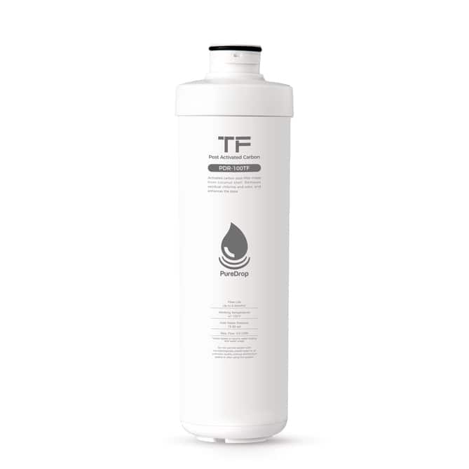 PureDrop PDR-100TF Post Carbon Filter Replacement for PDR-100RO Tankless RO Water Filtration System
