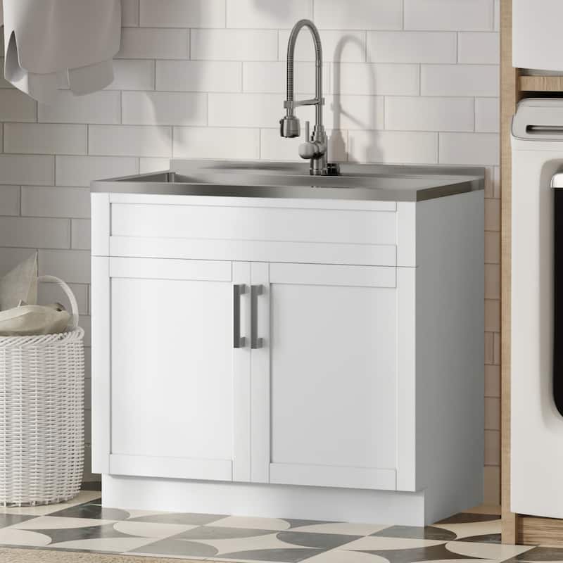 WYNDENHALL Hartland Utility Sink & Cabinet