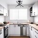 preview thumbnail 21 of 20, Modern Metal Linear Sputnik LED 15.6" Strip Light Semi-Flush Mount
