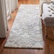 SAFAVIEH Handmade Glamour Noella Floral Wool Rug - 2'3" x 10' - Grey/Blue