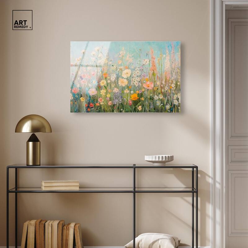 Soft Focus Flora II Acrylic by Art Remedy, Ready to Hang