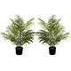 preview thumbnail 6 of 8, Admired by Nature 3' Artificial Paradise Palm Tree Plants (Set of 2)