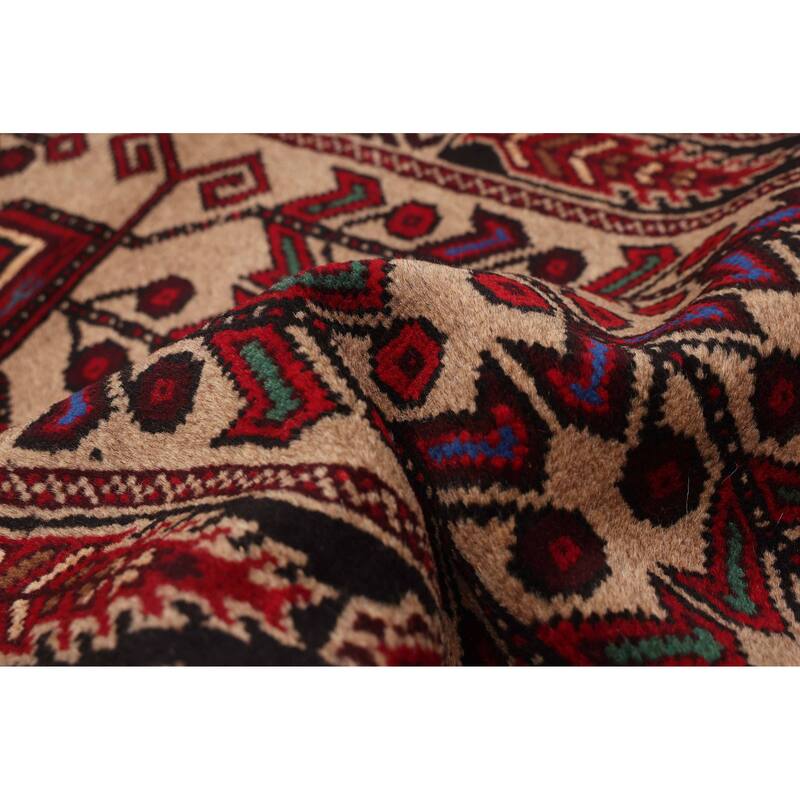 ECARPETGALLERY Hand-knotted Teimani Tan Wool Rug - 3'2 x 5'9