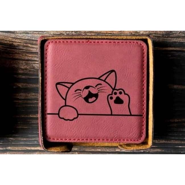 Waving Cat Coaster - Set of 6
