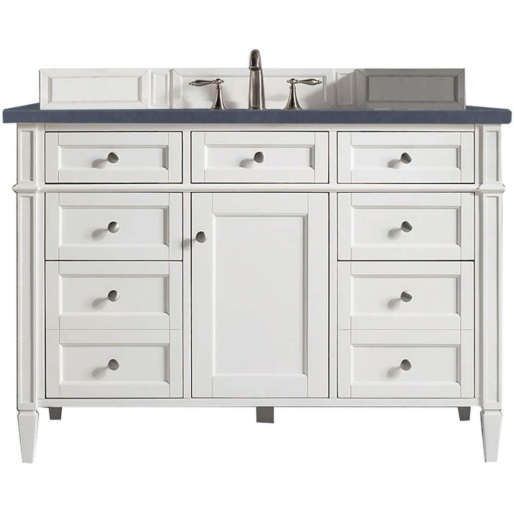 James Martin Vanities 655-V48-3CSP Brittany 48" Single Basin Poplar