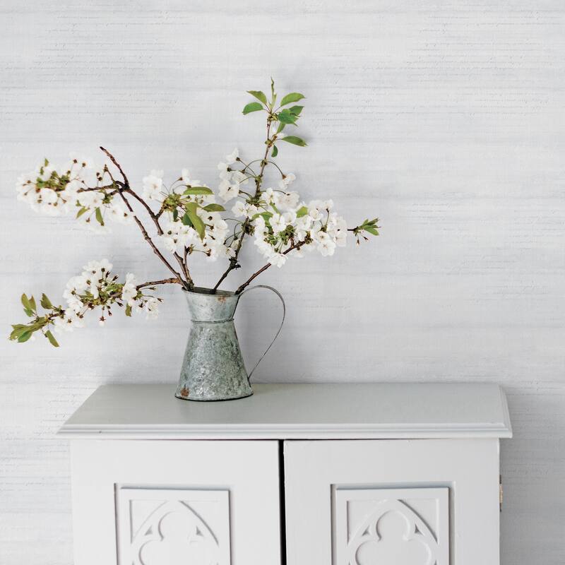 Galerie Wallcoverings Vintage Roses Pretty Script Non-Woven Matte Wallpaper Roll