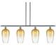 Option Brushed Satin Nickel / Amber