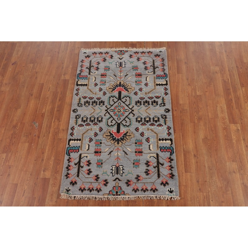 Ziegler Oriental Foyer Rug Hand-Knotted Wool Carpet - 3'0"x 4'11"
