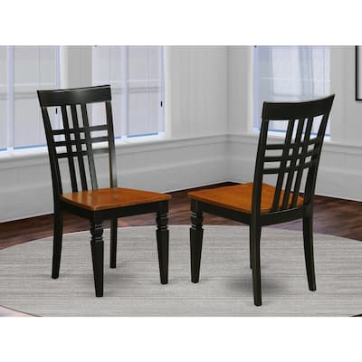 Modern Dining Chair - Linen White Wood Seat - Elegant Kitchen Accent Chair