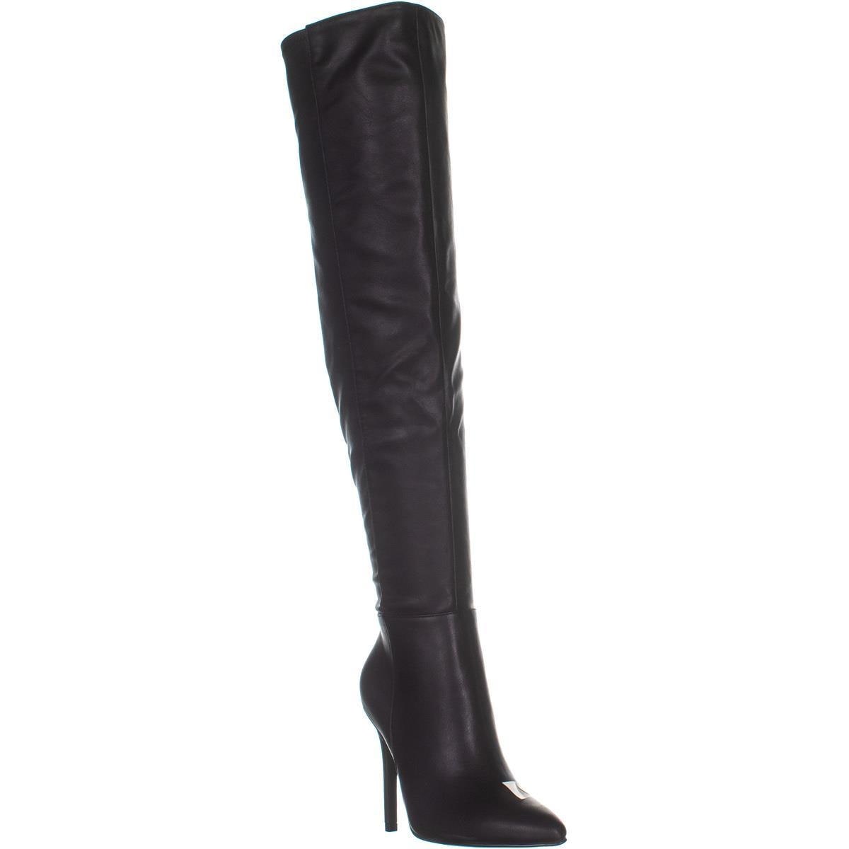 Charles by charles david almond toe over deals the knee boots