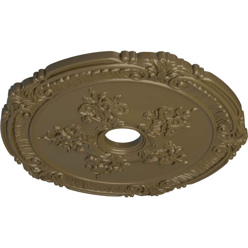 26"OD x 3 3/4"ID x 1 1/2"P Attica with Rose Ceiling Medallion