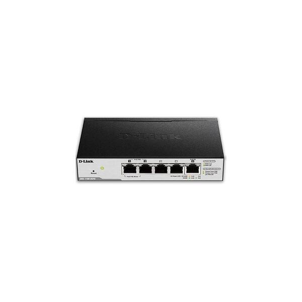 D Link Dgs 1100 05pd Smart Managed Poe Powered 5 Port Gigabit Switch Poe Extender Overstock 18095769