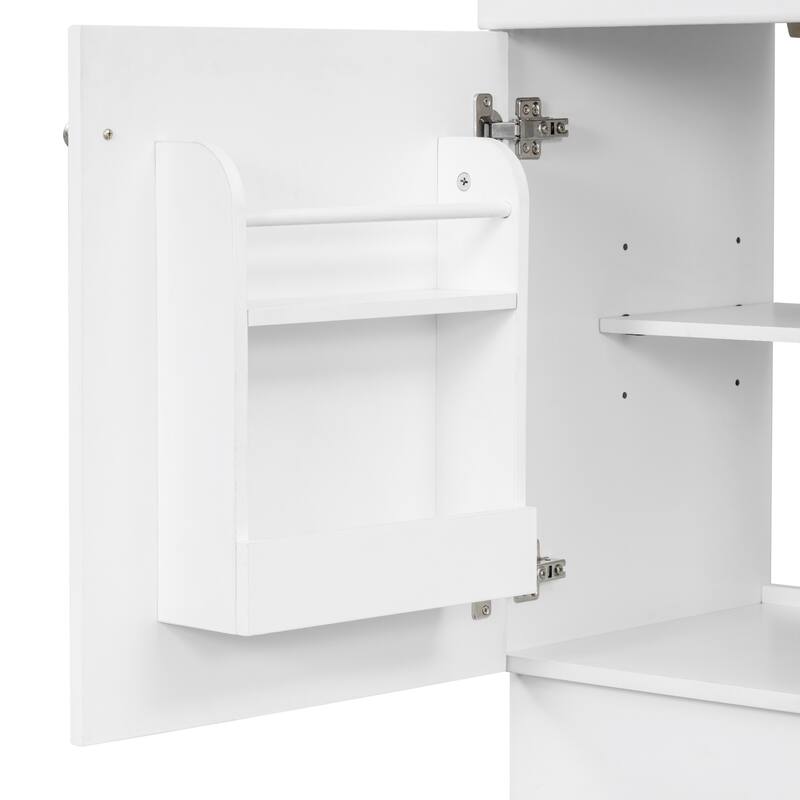 Christopher Knight Home - Ethan 18" Bathroom MDF Vanity with Sink and Storage Cabinet