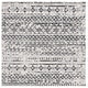 preview thumbnail 6 of 35, SAFAVIEH Tulum Nawal Boho Rug 6'7" Square - Ivory Grey/Charcoal - Square