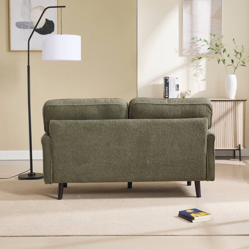 Multifunctional 2-Seater Loveseat Couch with USB & Charging Ports, Sofa Couch Lounge Sofa with Armrests