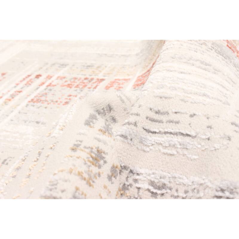 ECARPETGALLERY Machine Made Quinn Grey Area Rug