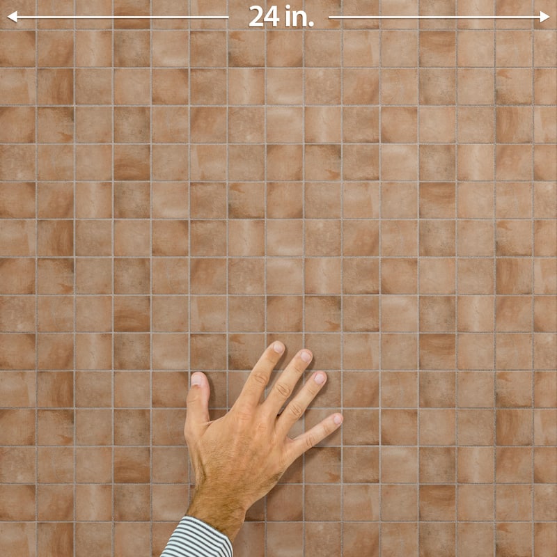 Merola Tile Laverton Taco Natural 1-5/8" x 1-5/8" Porcelain Floor and Wall Tile - Case (25 Tiles)