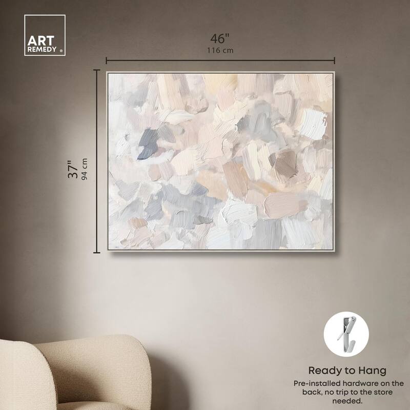 Soft Colors Fade I Canvas by Art Remedy