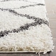 preview thumbnail 39 of 162, SAFAVIEH Dallas Shag Giusy Trellis 1.5-inch Thick Rug