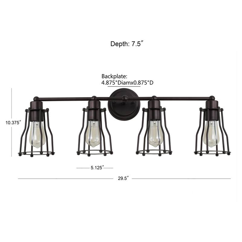Evelyn Metal Vanity Light, by JONATHAN Y