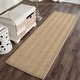 preview thumbnail 31 of 144, SAFAVIEH Natural Fiber Oceana Herringbone Seagrass Rug 2'6" x 10' Runner - Natural/Grey