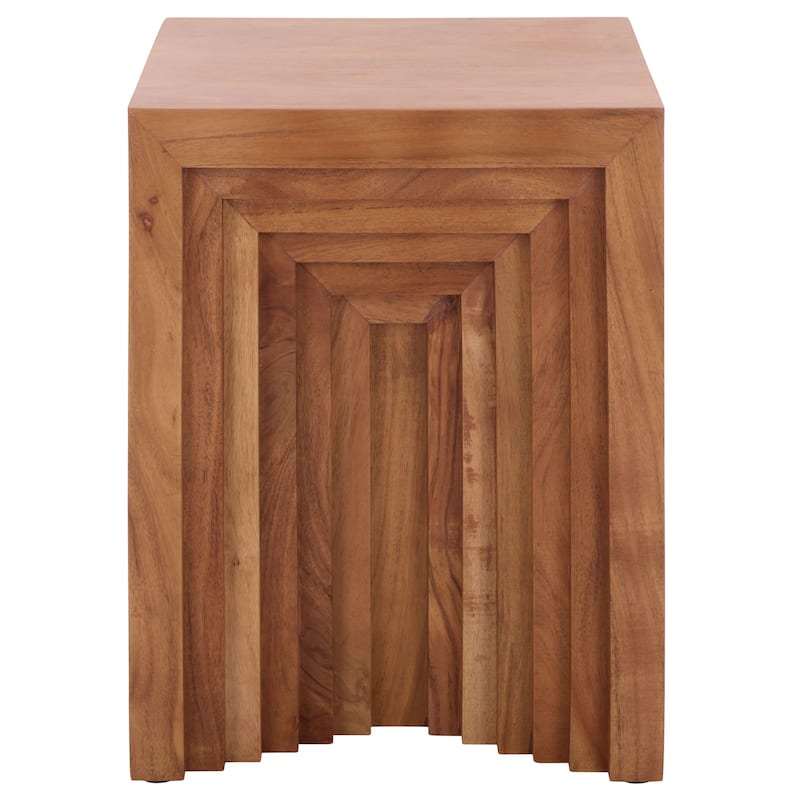 SAFAVIEH Home Amabu Accent Table - 14"W x 14"D x 18"H