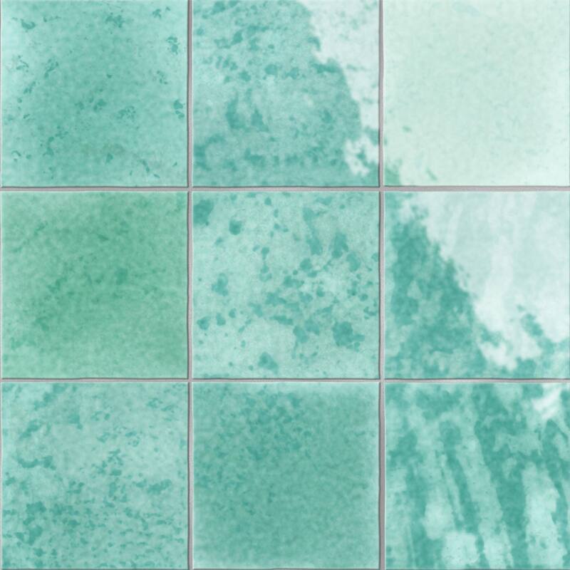 Merola Tile Menorca Aqua 4" x 4" Ceramic Wall Tile