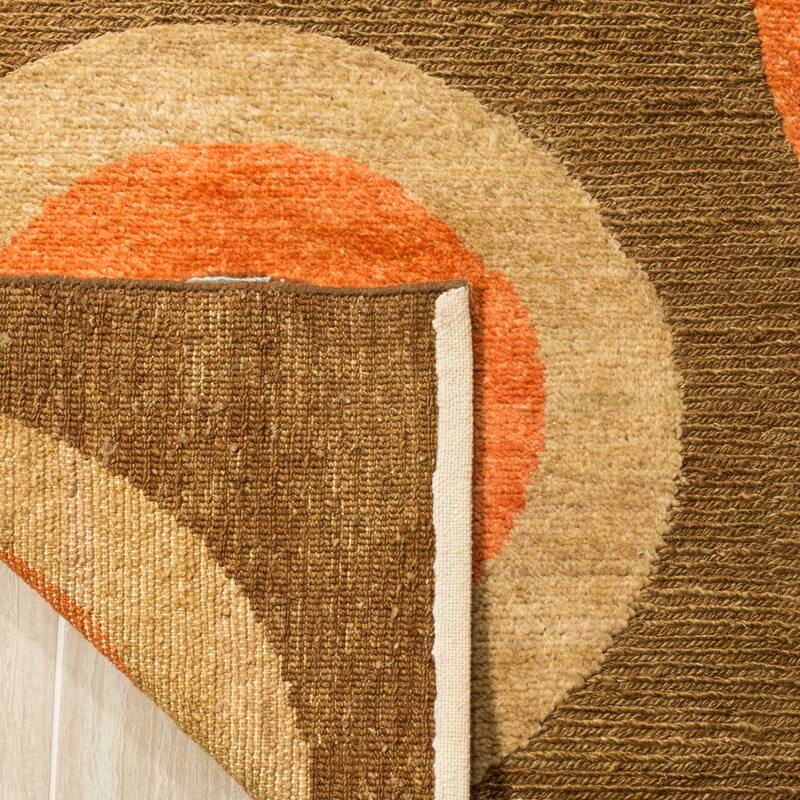 SAFAVIEH Couture Hand-knotted Santa Fe Afke Modern Wool Rug