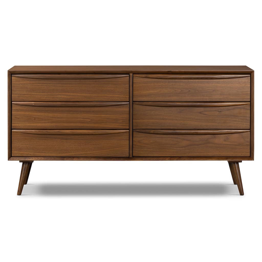 Poly & Bark Cura 63" Dresser in Walnut